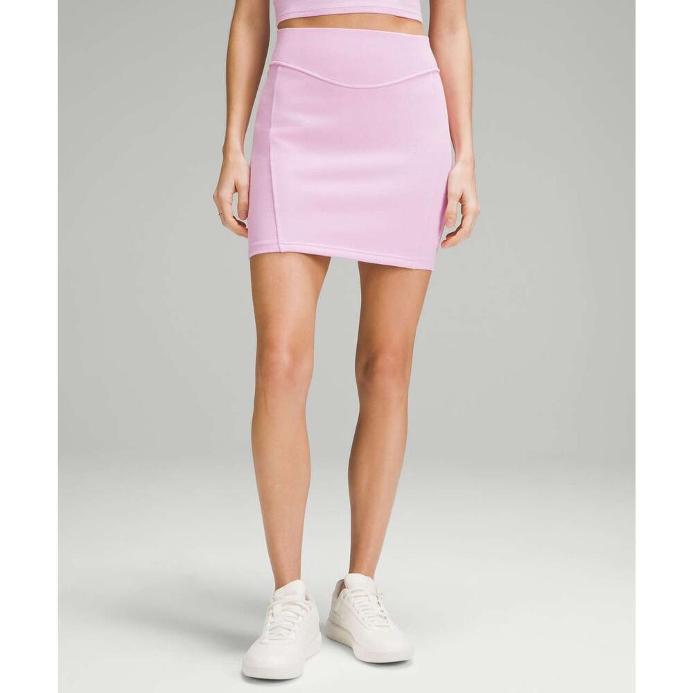 Lululemon Scuba High-Rise Mini Skirt Vitapink Pink Small
